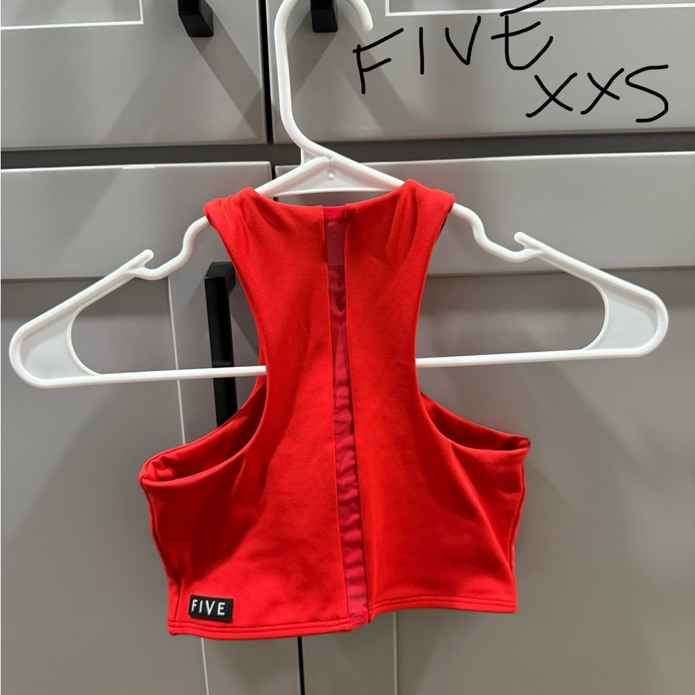 FIVE Dancewear Red Crop Top
